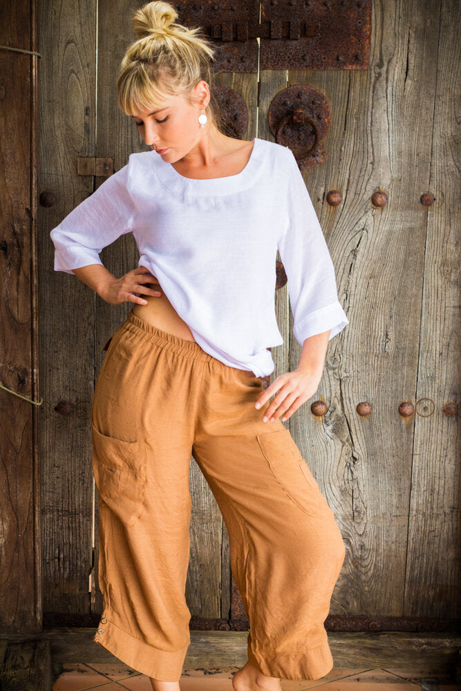 Freya Pants - Cotton Silk