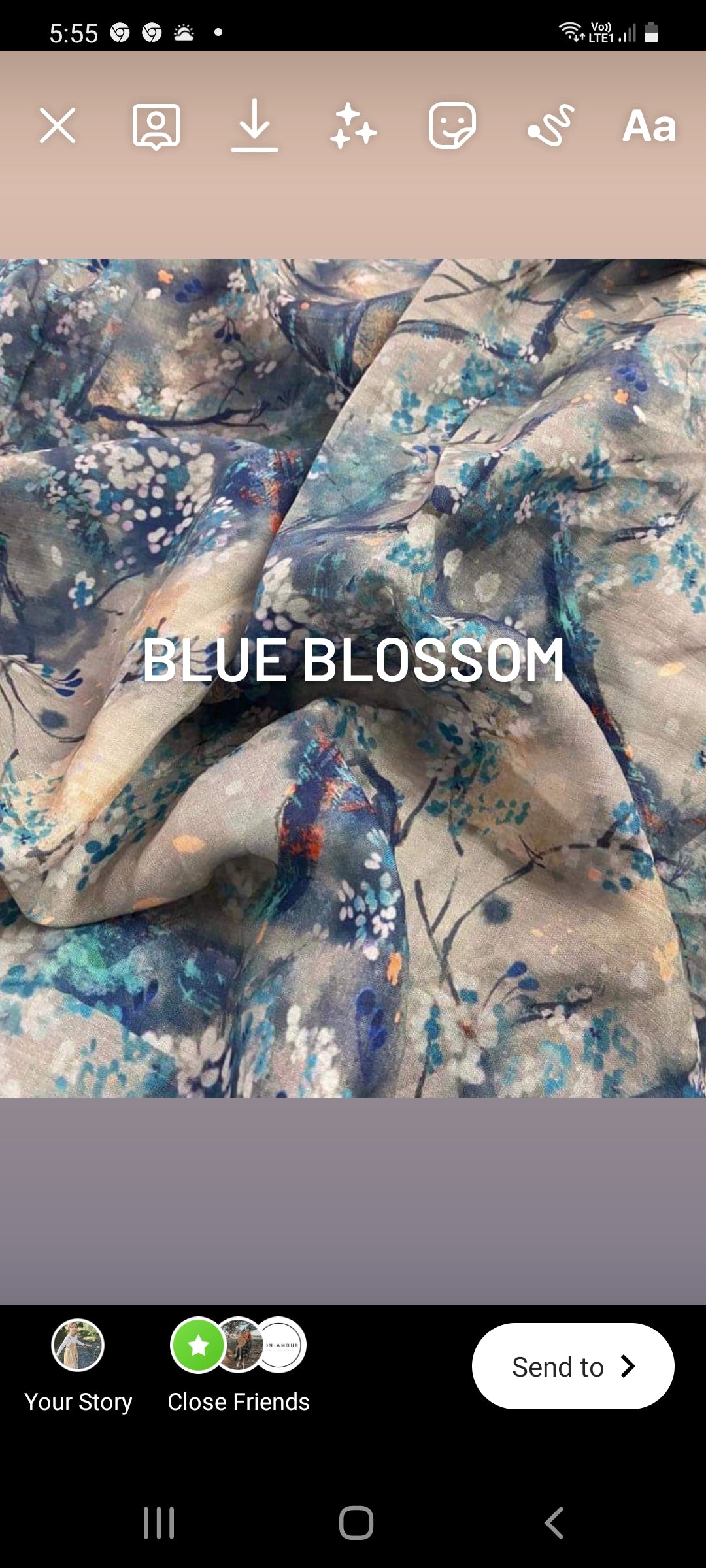 Poncho - Cotton Silk Voile